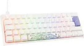 Ducky One 2 Pro Mini White Edition Gaming Tastatur, RGB LED - Cherry Red