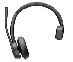 Poly „ Voyager 4310-M UC“ ausinės +laidas su „USB-A“ ir „USB-C“ antgaliais + BT700 raktas
