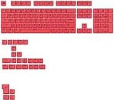 Glorious GPBT Basics Keycaps, ANSI, PBT, Dye-Sub -
