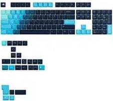 Glorious GPBT Gradient Keycaps, ANSI Layout (US), PBT, Dye-Sub - Celestial Ice