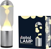 Itotal - Lamp ADA with Silver Base, See-through Liquid and White Wax - Silver (XL2200)
