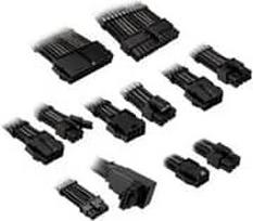 Kolink Core Pro Braided Cable Extension Kit 12V-2x6 Type 1 - Jet Black/Gunmetal Grey