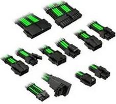 Kolink Core Pro Braided Cable Extension Kit 12V-2x6 Type 1 - Venom Green