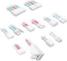 Kolink Core Pro Braided Cable Extension Kit 12V-2x6 Type 2 - Brilliant White/Neon Blue/Pure Pink