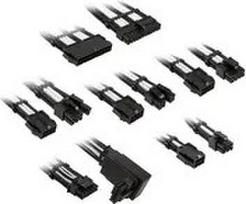 Kolink Core Pro Braided Cable Extension Kit 12V-2x6 Type 2 - Jet Black/Brilliant White