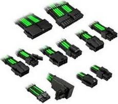 Kolink Core Pro Braided Cable Extension Kit 12V-2x6 Type 2 - Venom Green