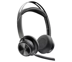 Poly Voyager Focus 2-M USB-C-C Headset USB-C/A Adapter Charging Stand