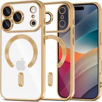 Tech-Protect case Apple iPhone 17 Pro MagFlex MagSafe, golden/transparent