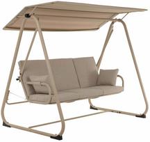 Lauko sūpynės Patio Tivoli D048-05FB, smėlio sp., 229 cm x 146 cm x 190 cm