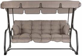 Lauko sūpynės Patio Parma H024-04PB, antracito sp./smėlio sp., 209 cm x 132 cm x 156 cm