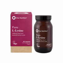 Pure L-Lysine 1000 mg Grynas L-Lizinas 60 kapsulių