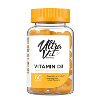 UltraVit Gummies Vitamin D3 Maisto papildas 60 guminukų