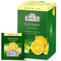 Arbata AHMAD ALU GREEN LEMON TEA, 20 vokelių, VZTAHM054881007535
