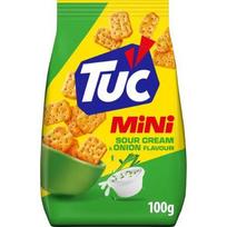 Krekeriai TUC Mini, su grietine ir svogūnu, TSUTUC5998711389000