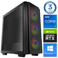 Stacionarus kompiuteris Intop RM71927WH Intel Core i7-12700F, DDR4 16GB, SSD+HDD 500GB 4 TB, Nvidia GeForce RTX3050 6GB GDDR6, Windows 11 Home