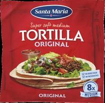 Tortilijos SANTA MARIA 8 pack 320Gx12, TTTSNM7311311020599