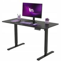 Elektrinis reguliuojamas stalas 120x60 Spacetronik su atminties funkcija, juodas