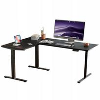 Kampinis žaidimų stalas Spacetronik loft juodas 180x120 cm