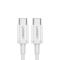 Ugreen US264 60518 USB-C / USB-C PD QC AFC kabelis 1m - Balta