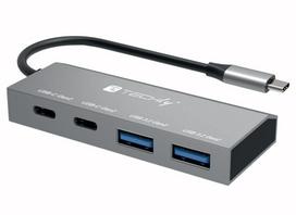 Techly Techly Hub USB 3.2 2xUSB-A/2x USB C | 125 G2 - Keyboard - 100% - | 8058956620478
