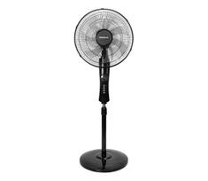 Aigostar - juodas pastatomas ventiliatorius 50W/230V + nuotolinio valdymo pultas