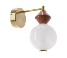 LED sieninis šviestuvas FLORES LED/7W/230V auksinis/rudas