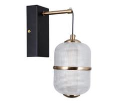 ITALUX WL-34375-1-BK - LED sieninis šviestuvas ALANI LED/6W/230V 3000K juoda/auksinė