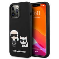 Karl Lagerfeld KLHCP13LSSKCK iPhone 13 Pro / 13 6.1" hard case, black, Silicone Karl  AND  Choupette