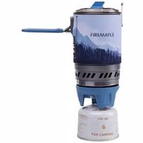 Fire Maple FMS-X5 Polaris stovyklavimo viryklės virimo sistema su puodu - mėlyna