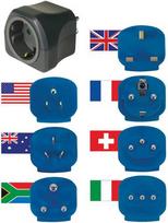 Brennenstuhl Travel Adapter Set 7 Plugs 10 A Socket