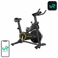 UREVO Black and yellow rowing machine