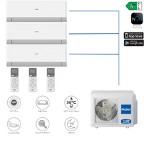 Haier Revive Plus Multi Split šilumos siurblys oras–oras 3×2.7 kW (3:1) – komplektas