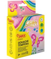 Guašas tempera JOVI GLITTER, 35 ml, 4 spalvos
