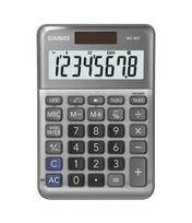 Stalinis skaičiuotuvas CASIO MS-80F, metalinis korpusas