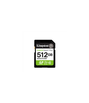 Kingston Canvas Select Plus | 512GB | SD | Flash memory class Class 10, UHS-I, U1/U3, Video Class 10/30