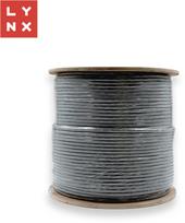 LYNX FTP kabelis, Cat6, PVC (Eca), pilkas, vidaus, 305m dėžė | LX-SLD-FTP6-PVC-GR | 8591205721156