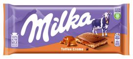 Šokoladas MILKA su karameliniu įdaru, 100 g