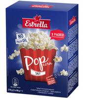 Kukurūzų spragėsiai ESTRELLA, su druska, 3*90g