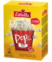 Kukurūzų spragėsiai ESTRELLA, sviesto skonio, 3*90g