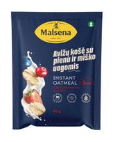 Greitai paruošiama avižinė košė, MALSENA, su miško uogomis ir pienu, 45 g