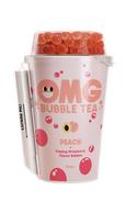 Arbatos gėrimas OMG, persikų skonio su braškių burbuliukais, 270 ml