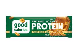 Baltymų batonėlis GOOD CALORIES, su sūdytais žemės riešutais ir datulėmis, 45 g