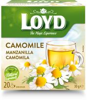 Žolelių arbata LOYD, ramunėlių skonio, 20 x 1,5 g