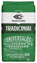 Tradiciniai kvietiniai miltai, KAUNO GRŪDAI, 550C, 0,9 kg