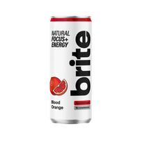 Energinis gėrimas BRITE, raudonųjų apelsinų skonio, 330 ml, skardinė