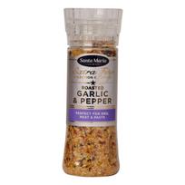 Skrudintų česnakų ir pipirų prieskonių mišinys, SANTA MARIA, malūnėlis, 265 g