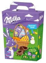 Šokaladinių saldainių rinkinys MILKA Egg Hunt Basket, 162 g