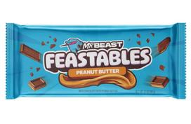 Pieninio šokolado plytelė FEASTABLES, su žemės riešutų sviestu, 60 g