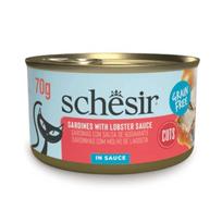 Schesir Complementary Grill konservai su sardinėmis omarų padaže katėms, 70 g