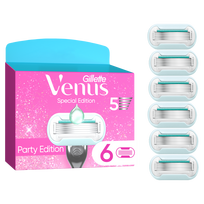 Keičiamos skustuvo galvutės Gillette Venus Party Edition, 6 vnt